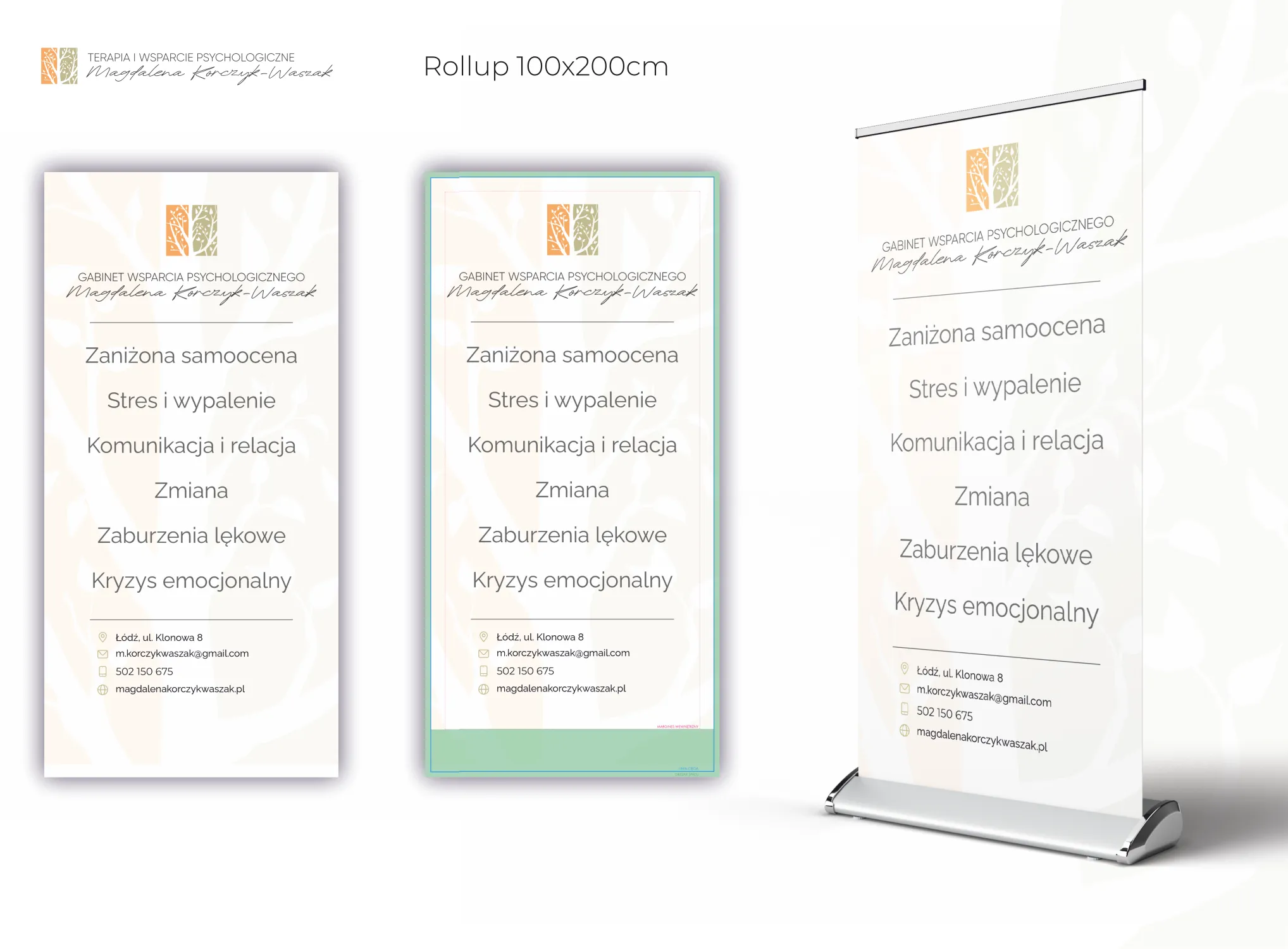 Projekt rollup'u gabinetu wsparcia psychologicznego