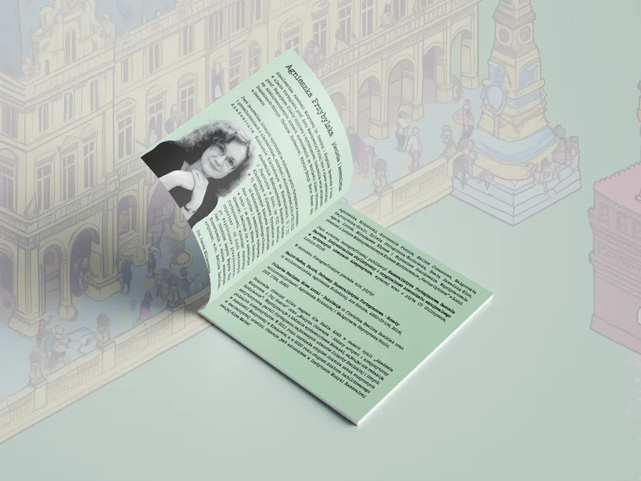 projekt i skład druku booklet album muzyczny